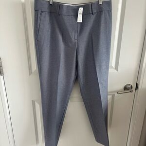 ⭐️$20 NEVER WORN WITH TAGS LOFT Navy and White Micro-Stripe Slim Pants